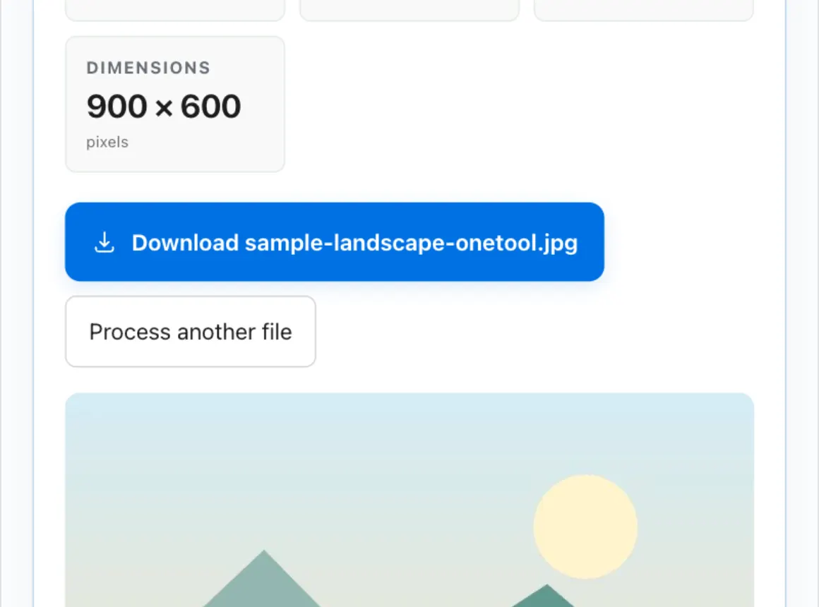 Illustration of an image file being compressed